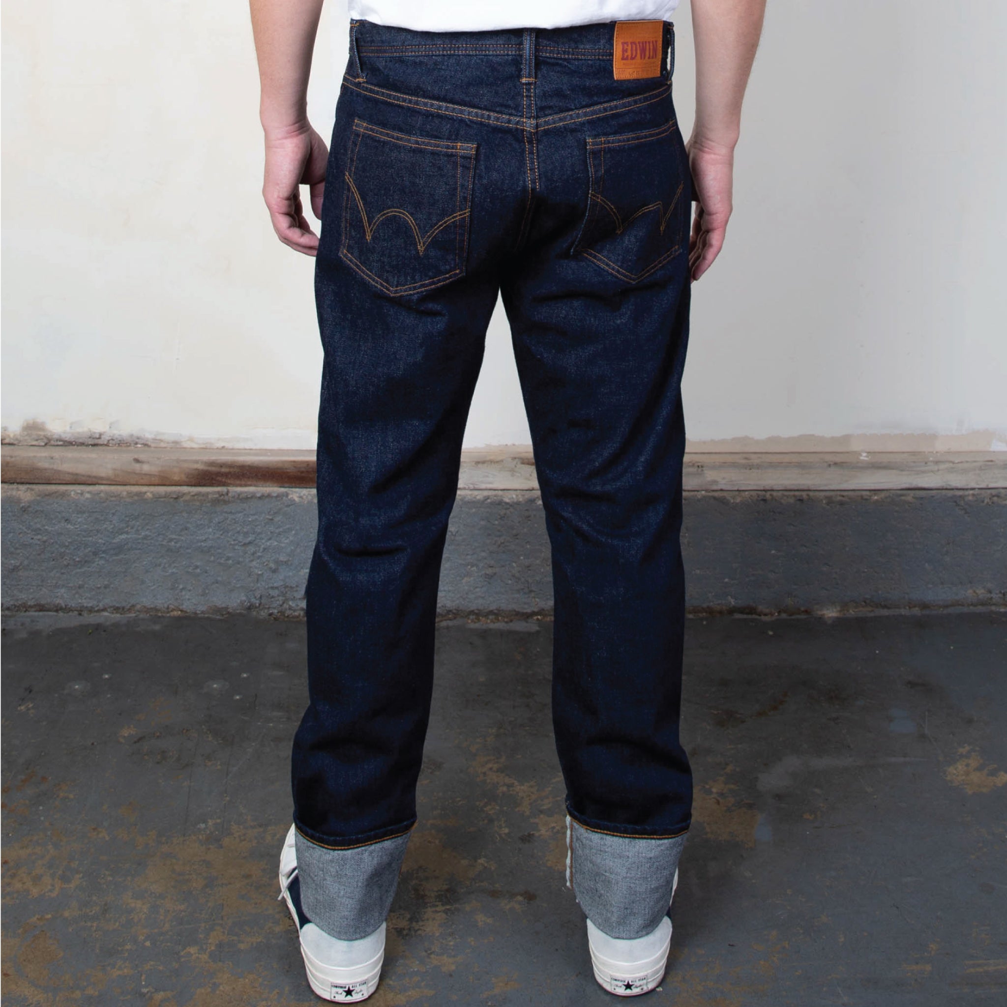 Edwin Japan Selvage Denim Akita Straight Wet