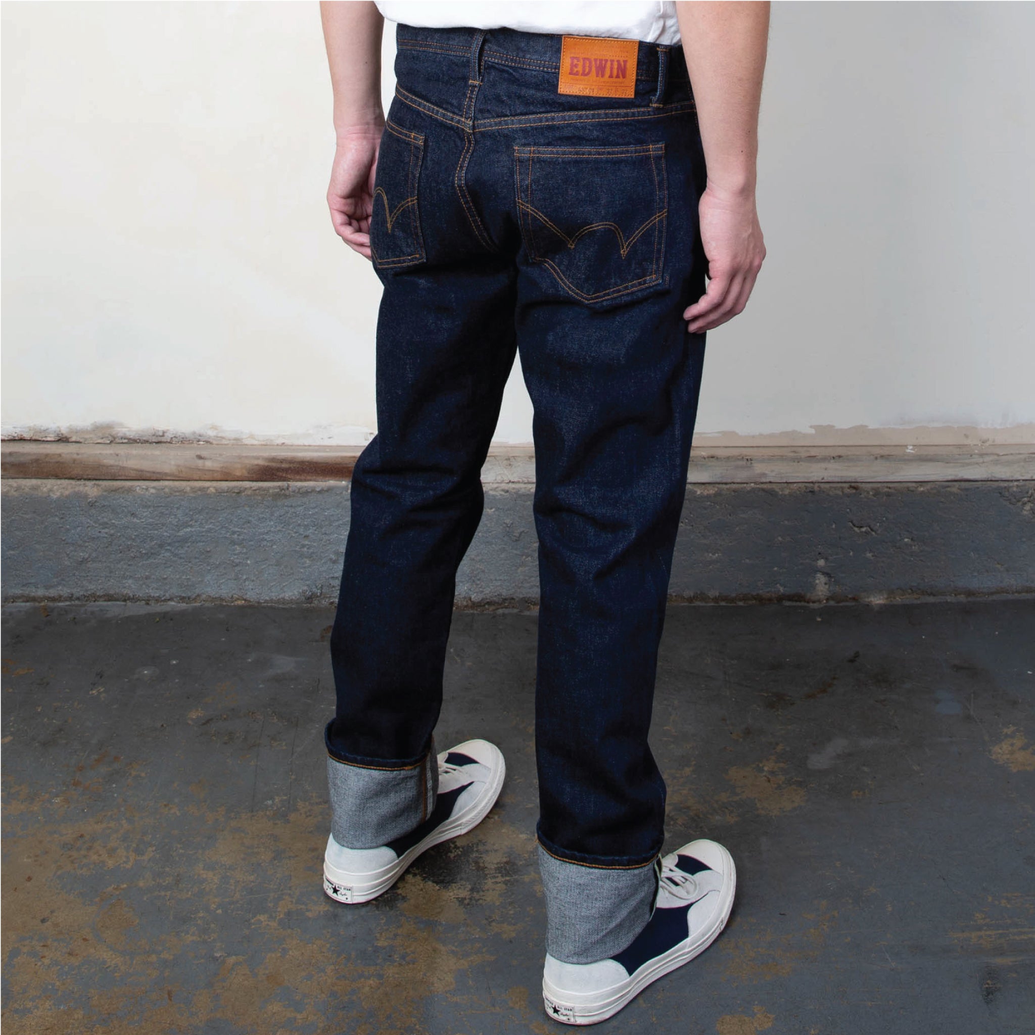 Edwin Japan Selvage Denim Akita Straight Wet