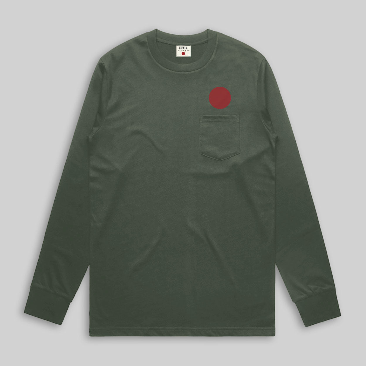 Edwin Rising Sun 18S 100 % Organic Cotton Long Sleeve Tee