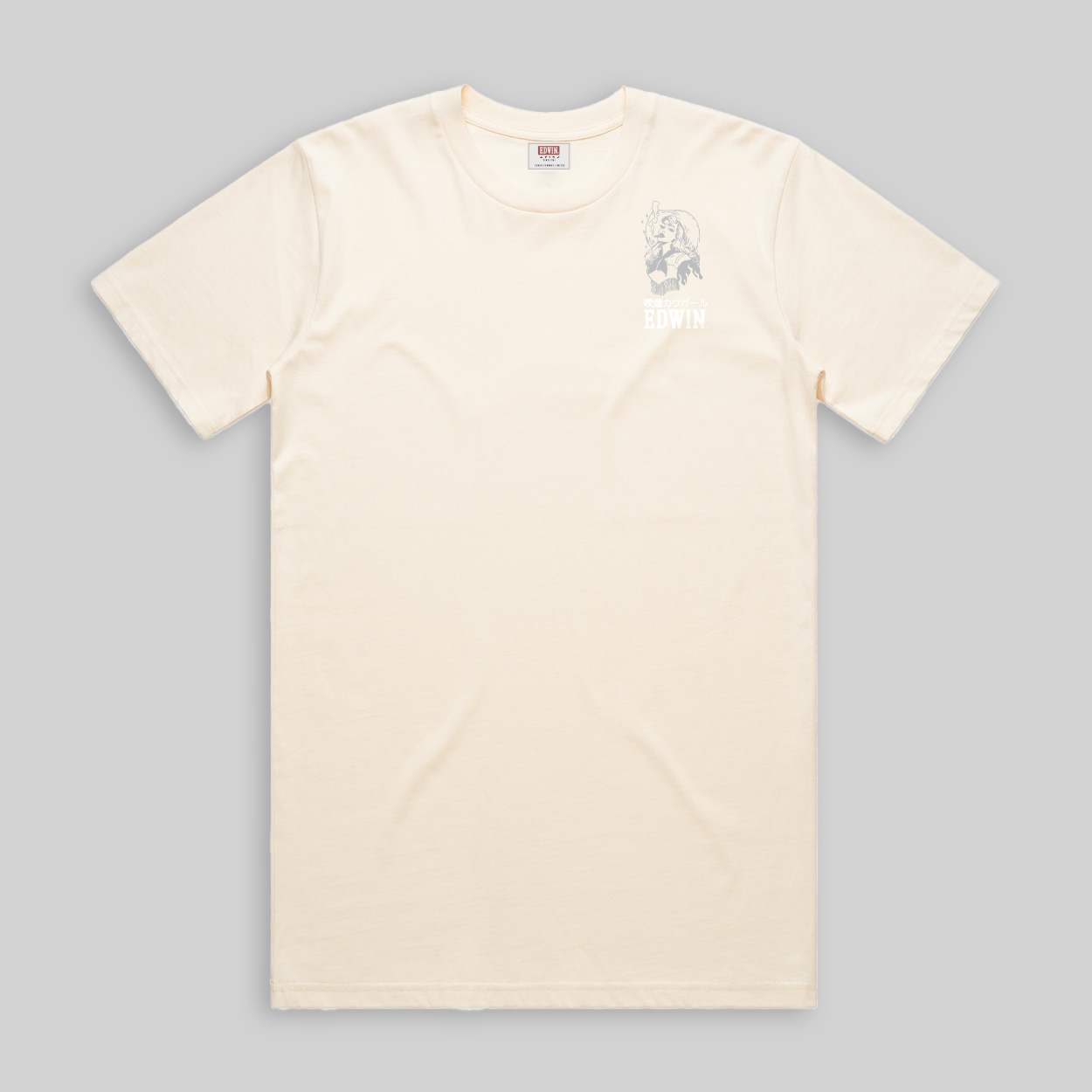 Edwin 100 % Recycled Cotton SMOKING GIRL Short Sleeve Tee