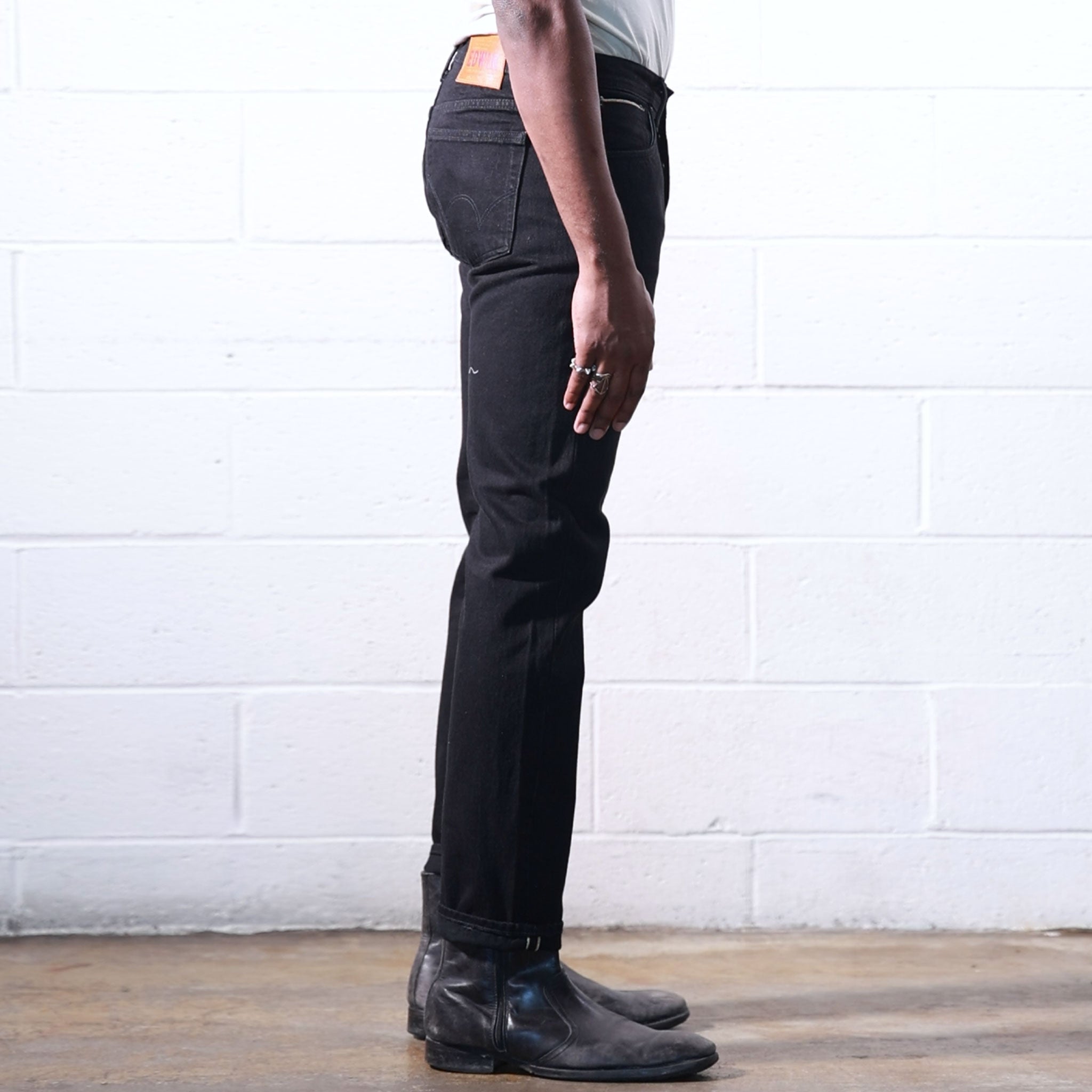 Akita Taper Wet Black Men's Premium Selvage