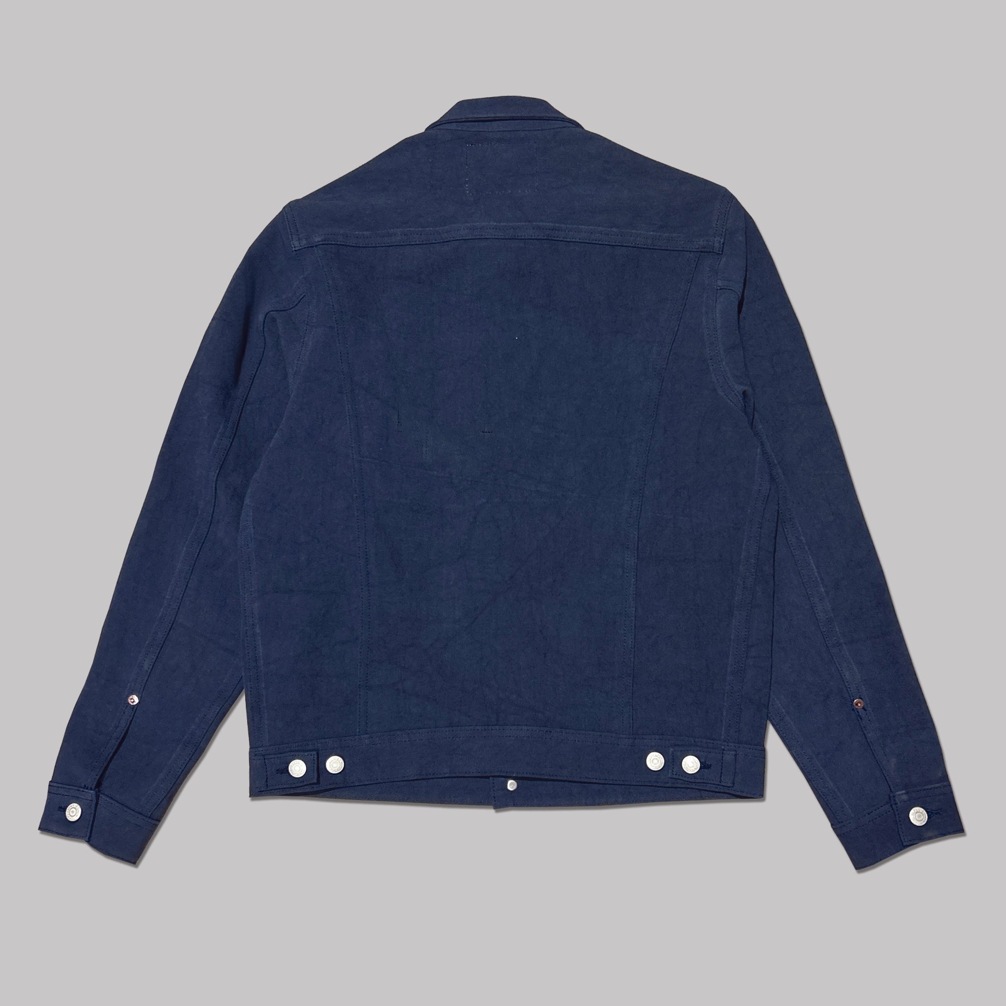 COTTON LINEN JACKET NAVY