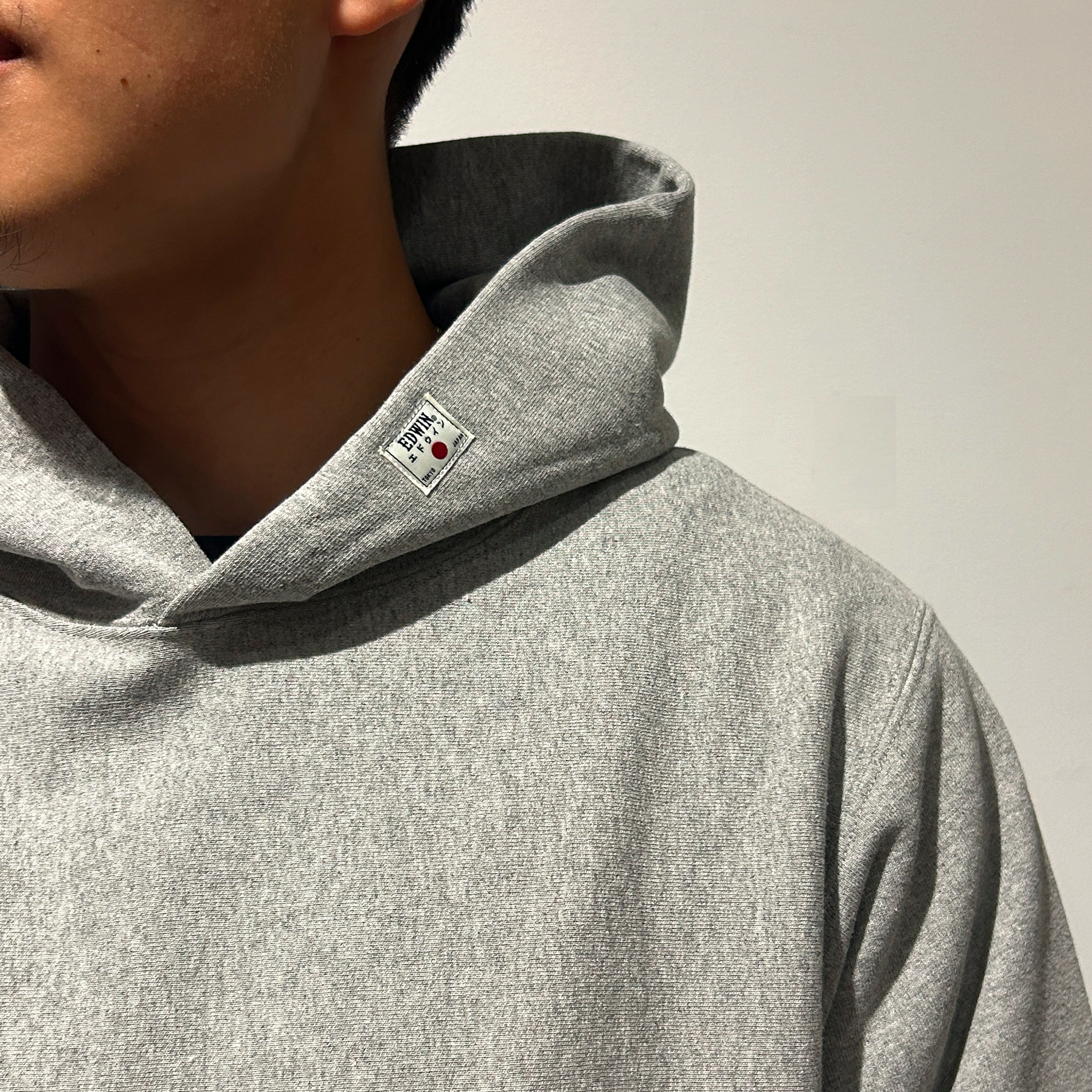 Edwin - GREY RELAXED FIT HOODIE