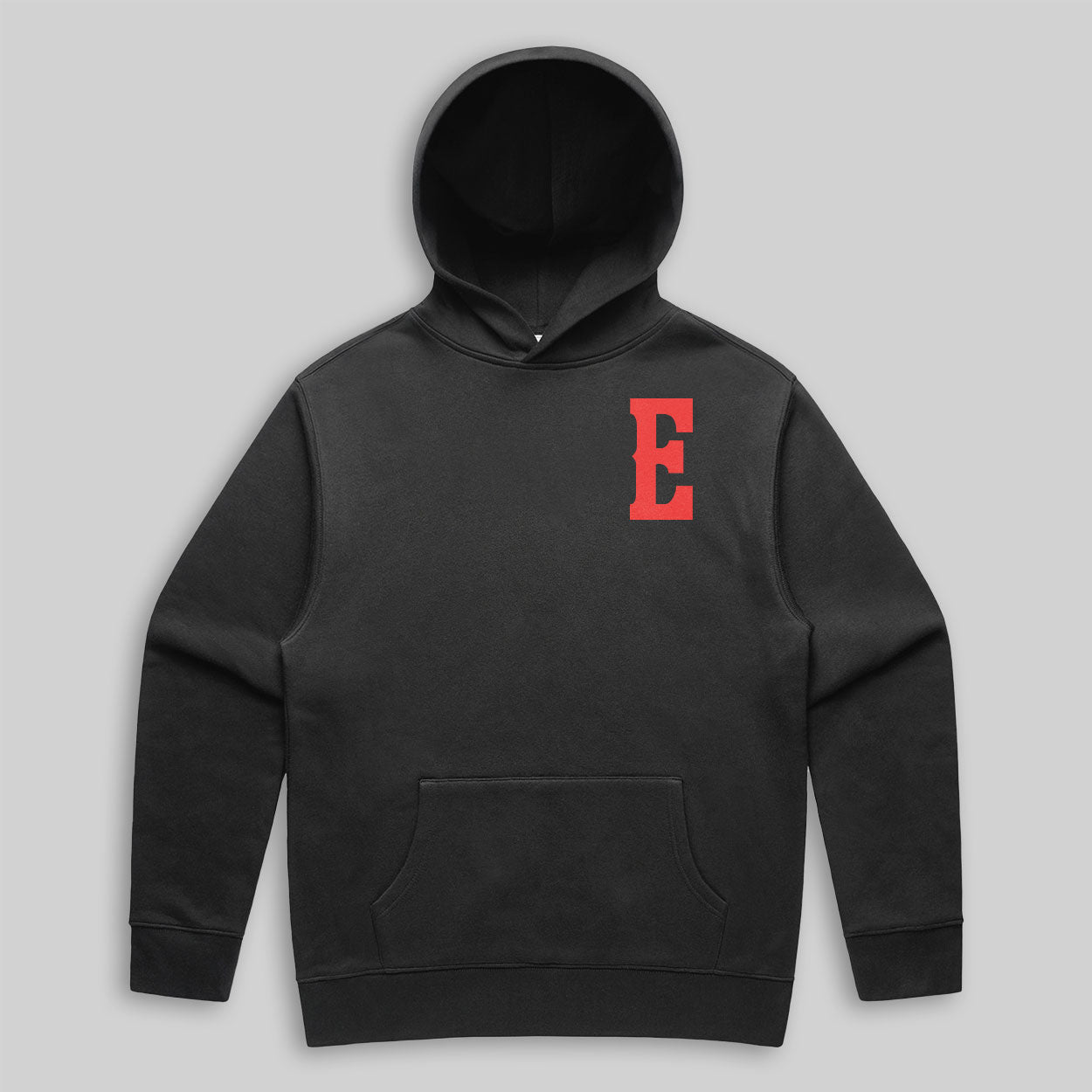 Edwin Varsity 16 oz. Heavy Weight 100 % Organic Cotton Hoodie in Black