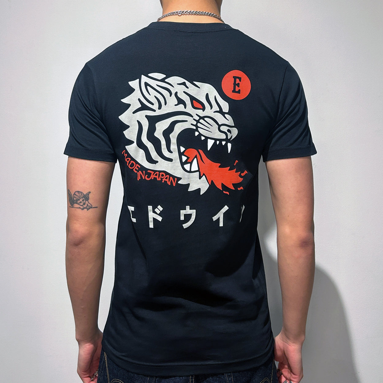 Edwin 100 % Recycled Cotton Tiger Short Sleeve  Tee