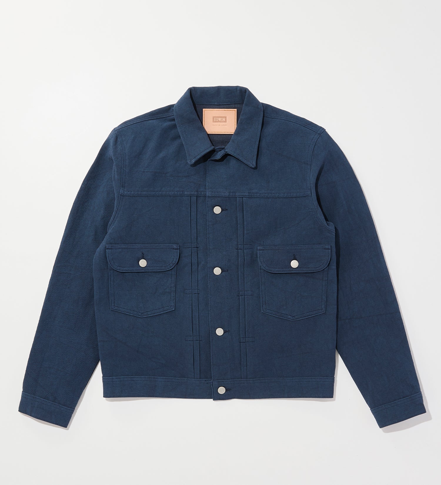 COTTON LINEN JACKET NAVY