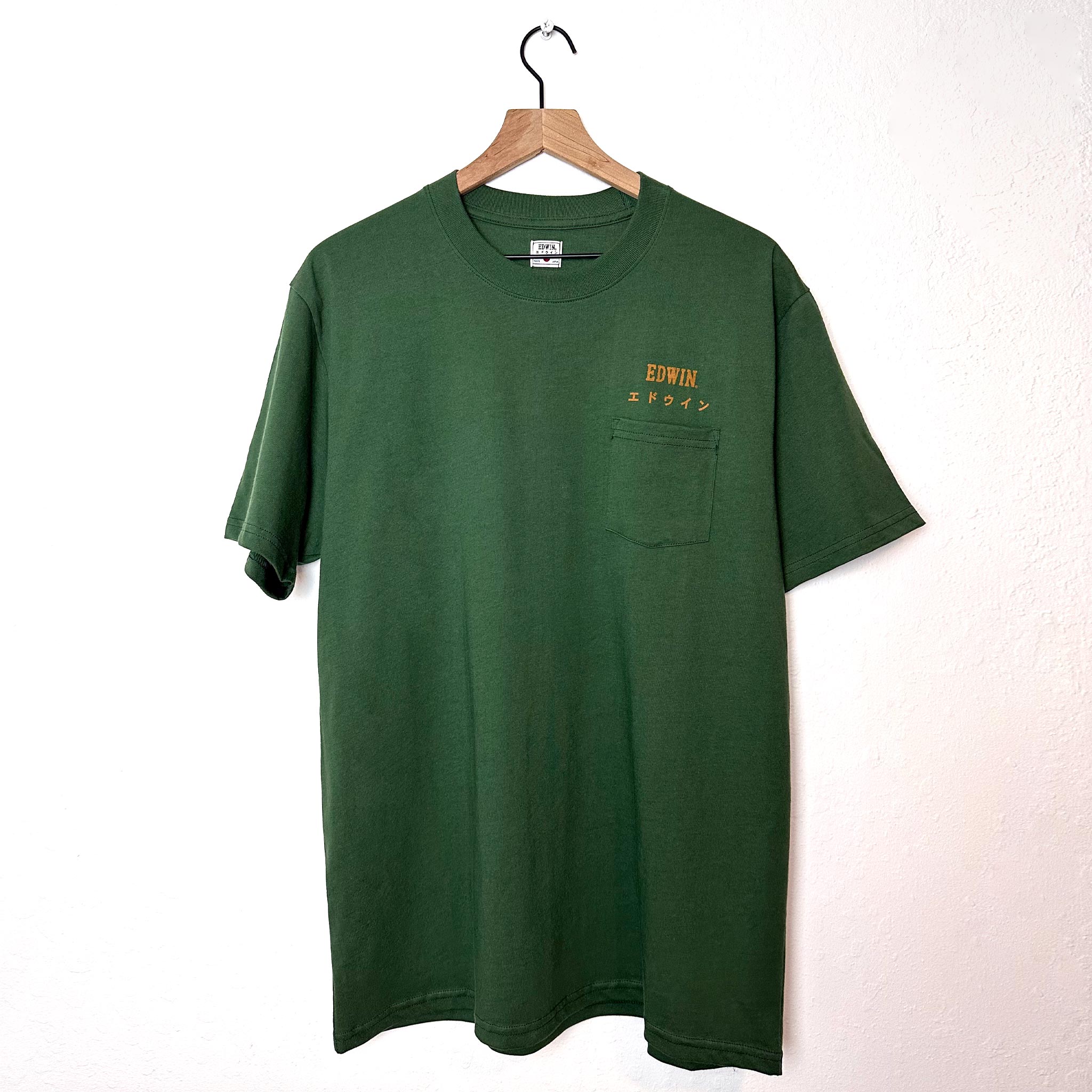 Edwin Short Sleeve Pocket T-Shirt Green