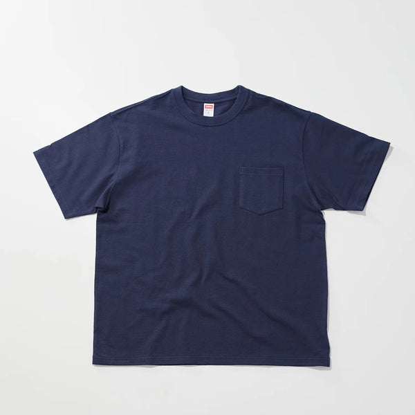 POCKET TEE Navy - MADE IN JAPAN