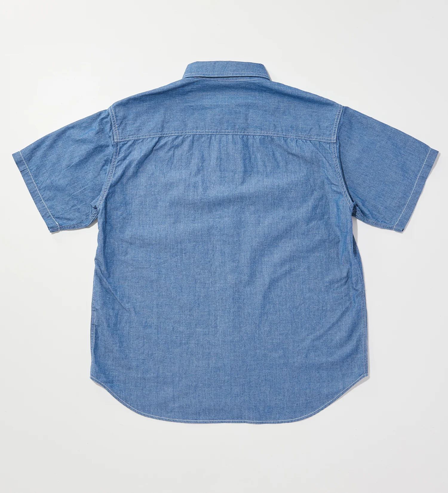 WORK SHIRTS S/S BLUE CHAMBRAY