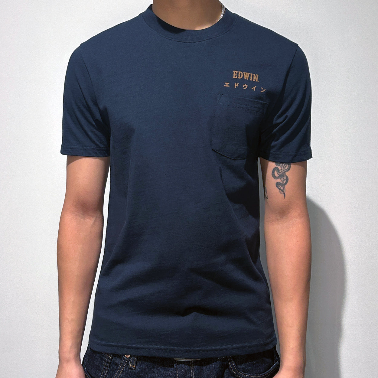 Edwin 100 % Organic Cotton Short Sleeve Pocket Tee